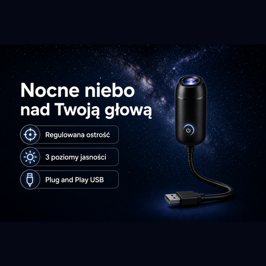 StarNight™ – Projektor Galaktyki LED | Nocne Niebo na Twoim Suficie